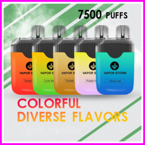 Vapor Storm風暴電子煙一次性拋棄式7500口（5%）