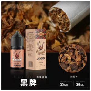 BONBON邦邦電子煙主機菸油 黑牌煙草30ML美國進口小煙煙油